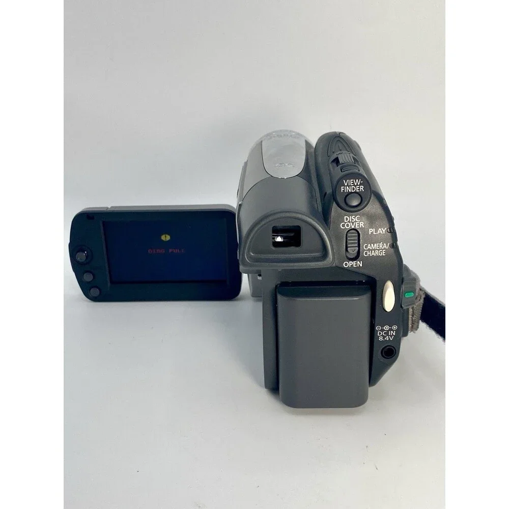Canon DC410 Mini DVD Camcorder Video Camera LCD Screen 41x Zoom Works W/battery